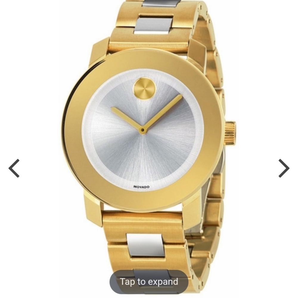 Movado Gold and Silver Women's Watch